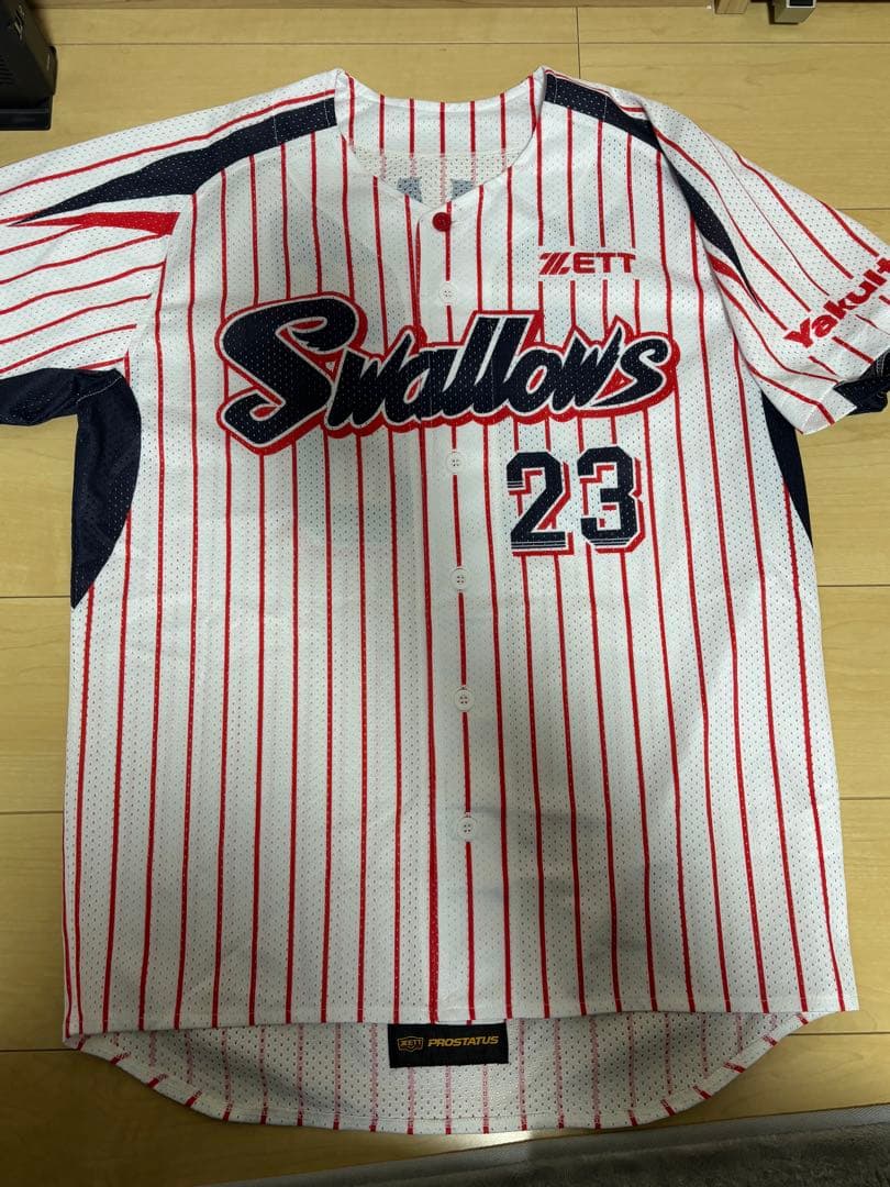 東京ヤクルトスワローズ 山田哲人 ユニフォーム フリーサイズ xl 23番