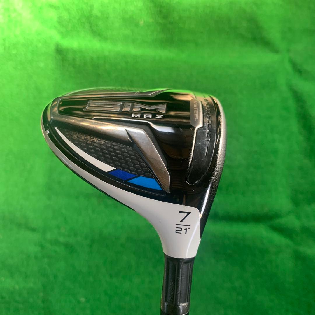 専用です美品】TaylorMade SIM MAX 7W 21° 純正50-SR