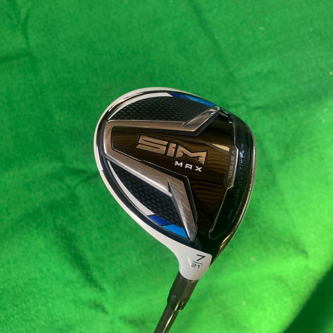 専用です美品】TaylorMade SIM MAX 7W 21° 純正50-SR