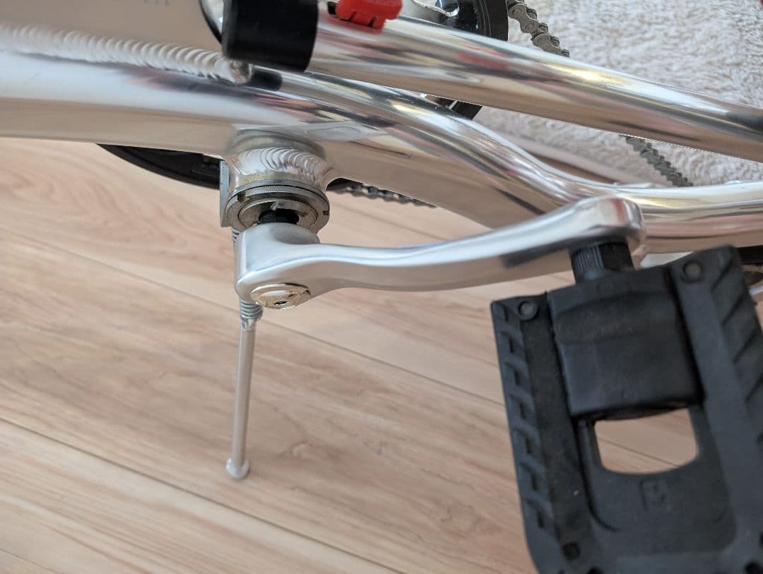 JD Bike 折りたたみ自転車 シルバー/レッド