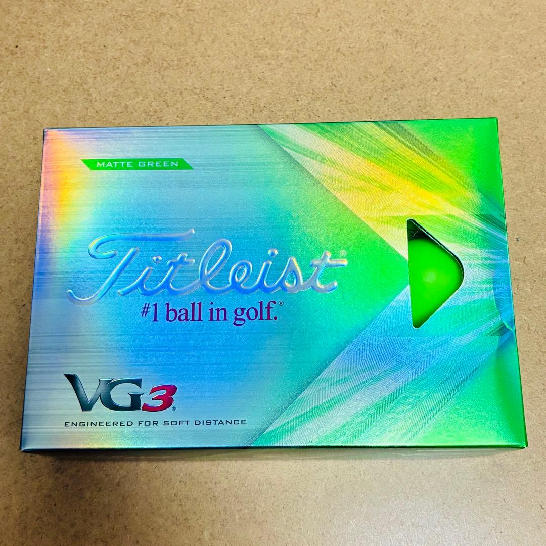 Titleist VG3 ゴルフボール MATTE GREEN 7ダースセット