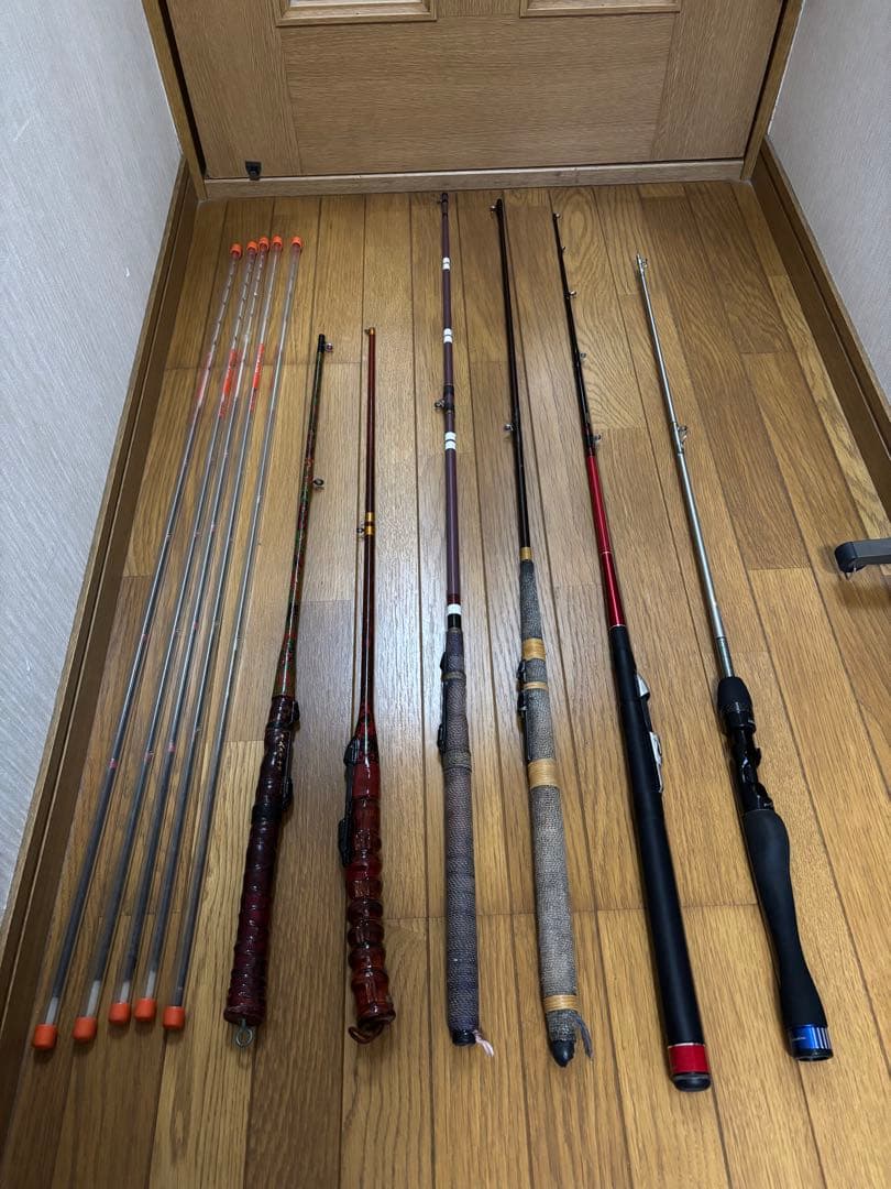 (値下げ）かかり釣り　黒鯛工房、シマノ、道具一式（竿、リール、バック、小物等）