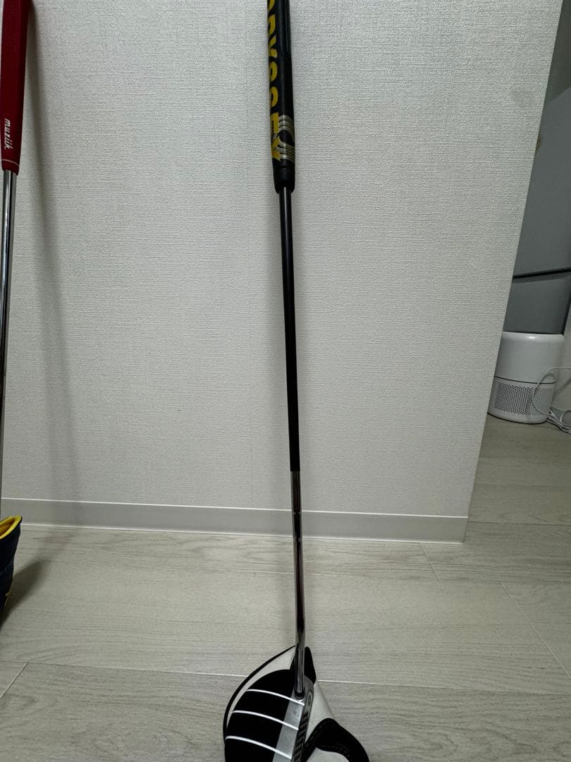 ODYSSEY TUTTLE パター 黒と銀 ストライプデザイン