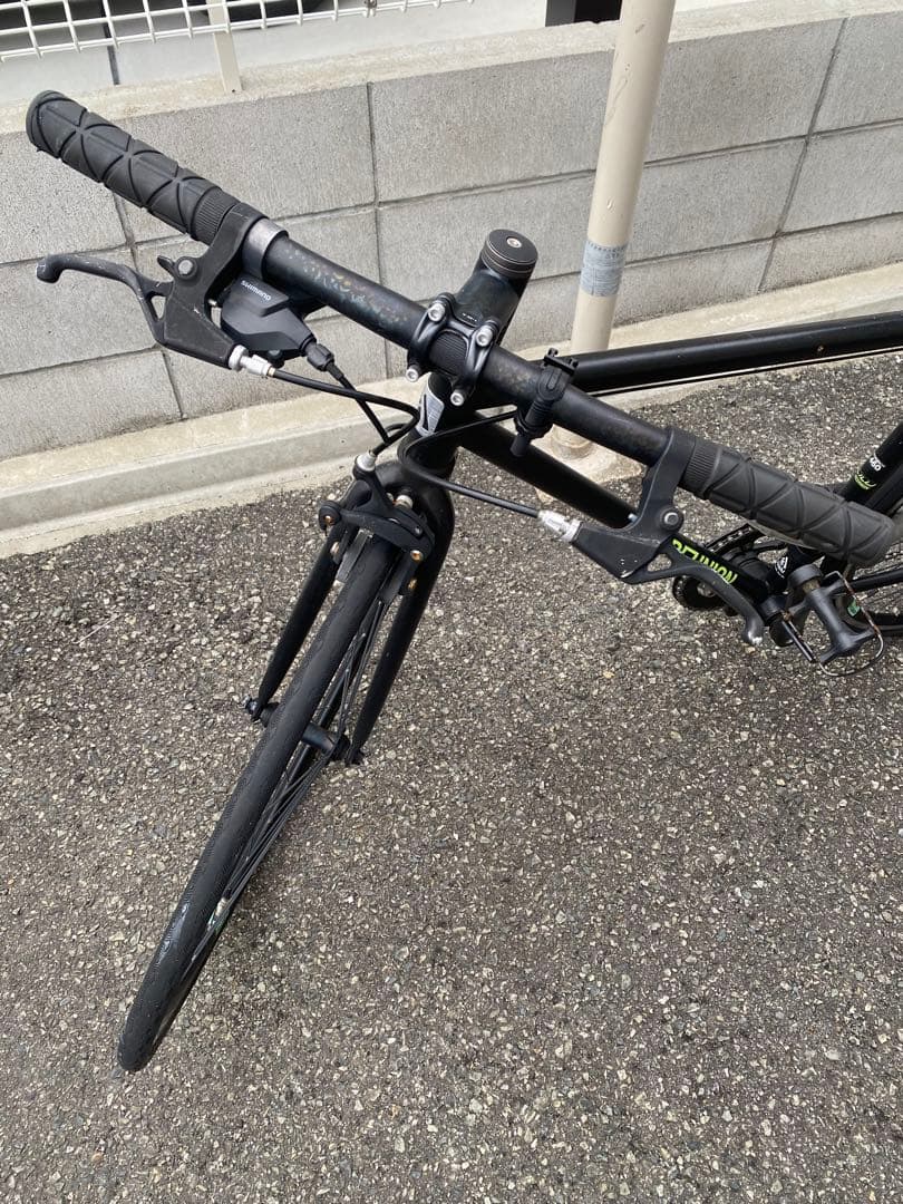 REUNION クロスバイク 7段変速 ブラック　兵庫、大阪
