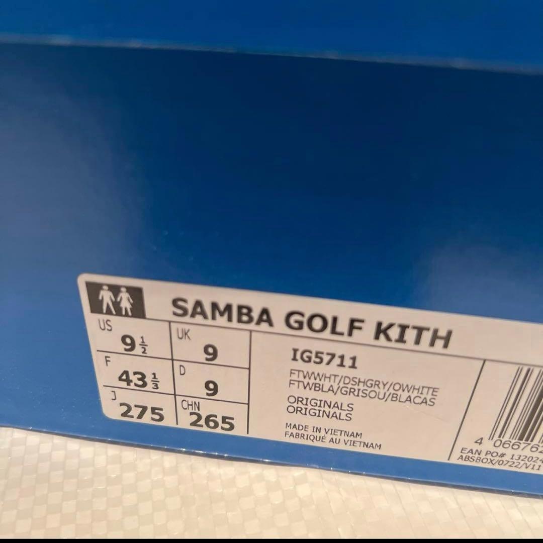 27.5 KITH × adidas Originals Samba Golf