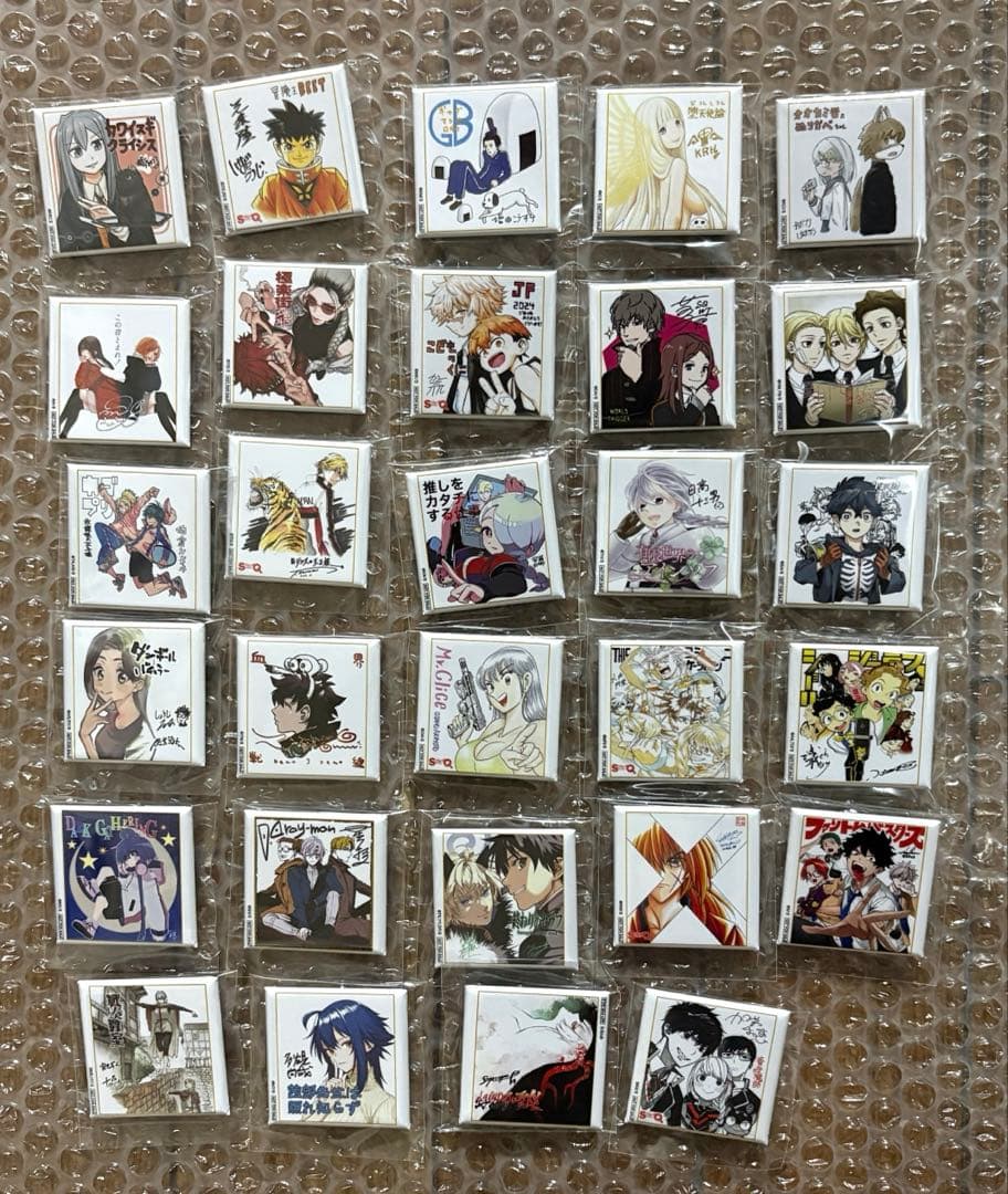 C*C様 ジャンプSQ 色紙 角缶バッジ 定期購読者限定 抽選100名