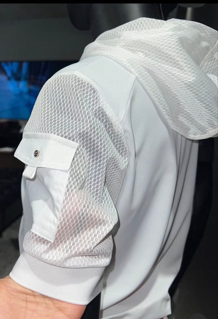 ☆ANEW GOLF☆ HOODY POCKET SHORT T-SHIRT