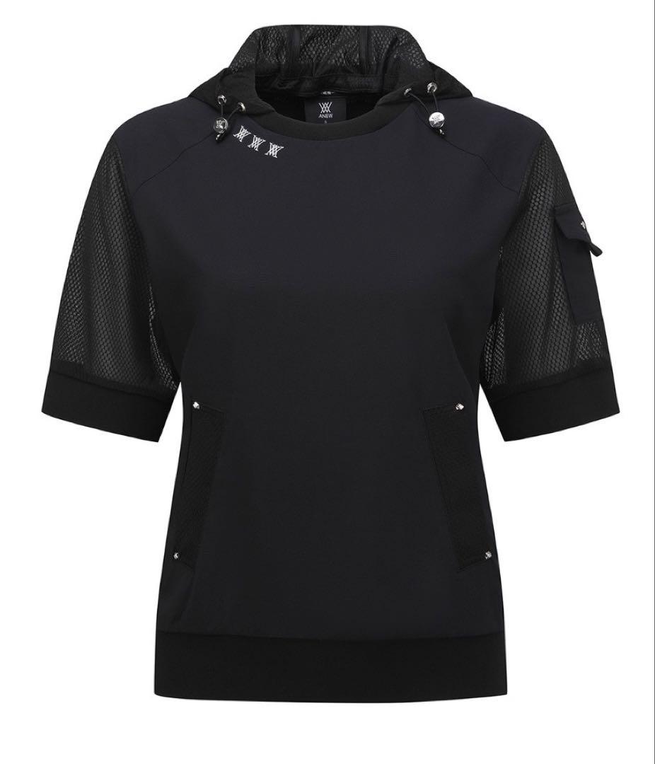 ☆ANEW GOLF☆ HOODY POCKET SHORT T-SHIRT