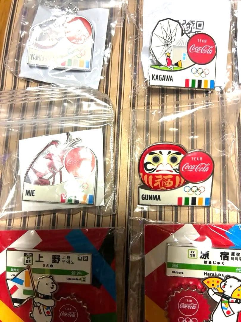 ★美品★非売品★Coca-Cola オリンピック記念ご当地ピンバッジ 14個