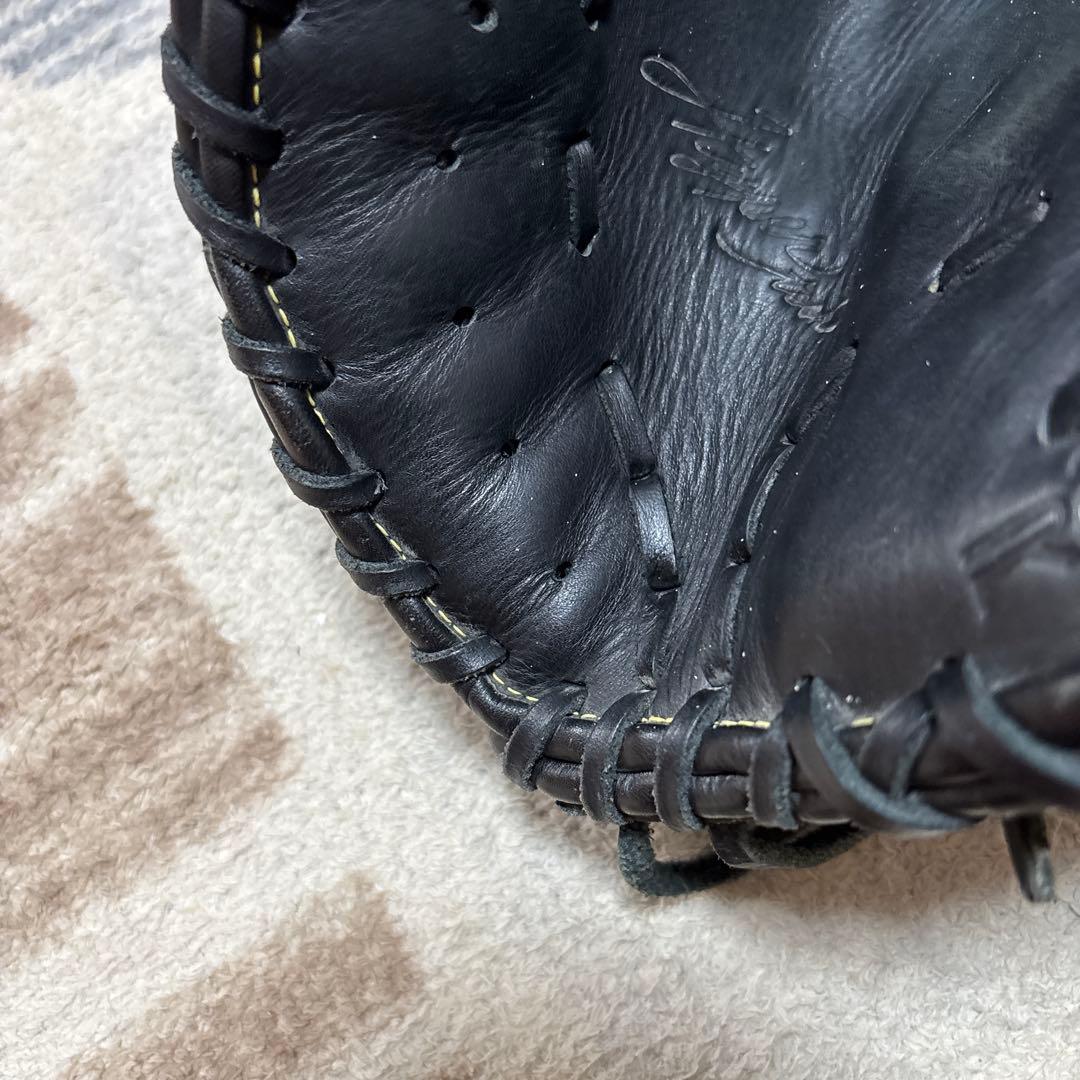 ✨美品✨Rawlings ブラック 少年軟式ファーストミット