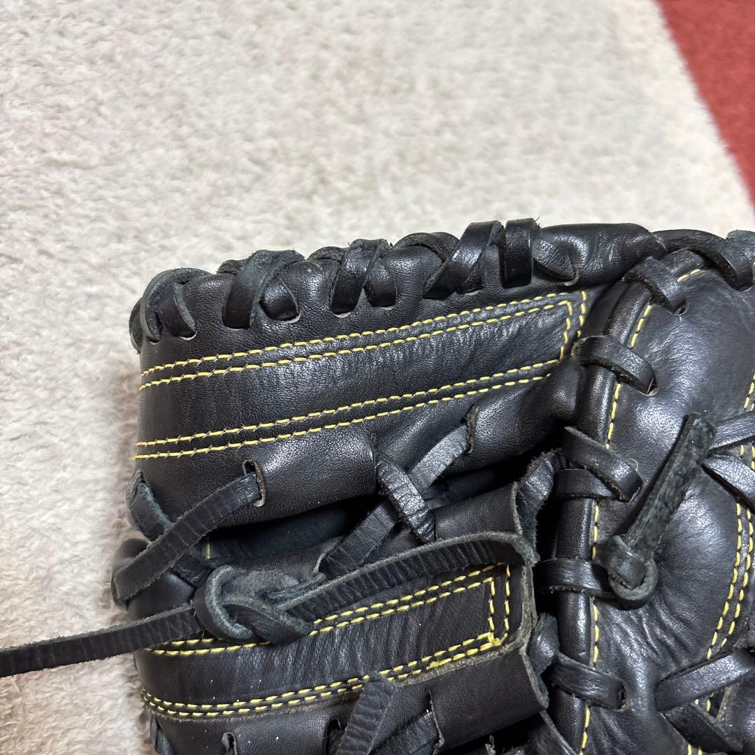 ✨美品✨Rawlings ブラック 少年軟式ファーストミット