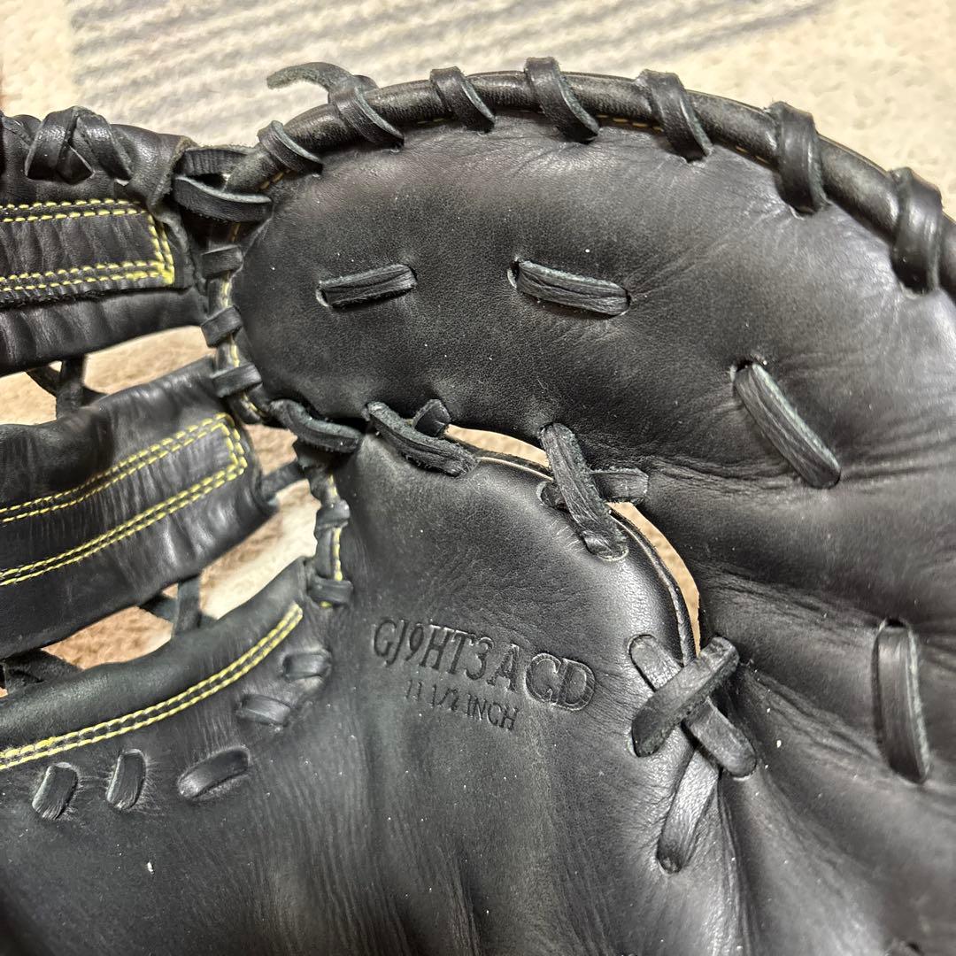 ✨美品✨Rawlings ブラック 少年軟式ファーストミット