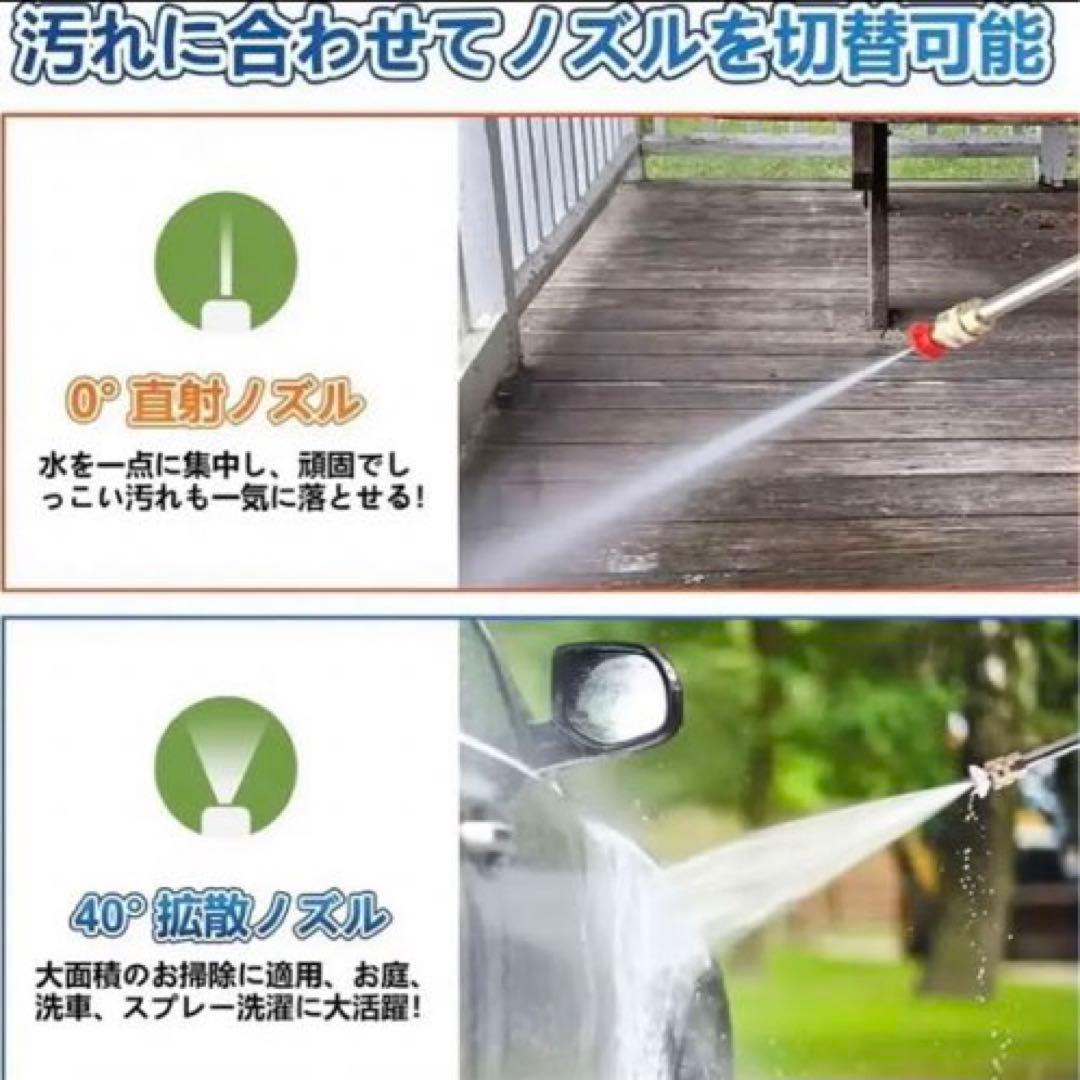 大人気‼︎高圧洗浄機 バッテリー2つ コンパクト コードレス バーベキュー 洗車