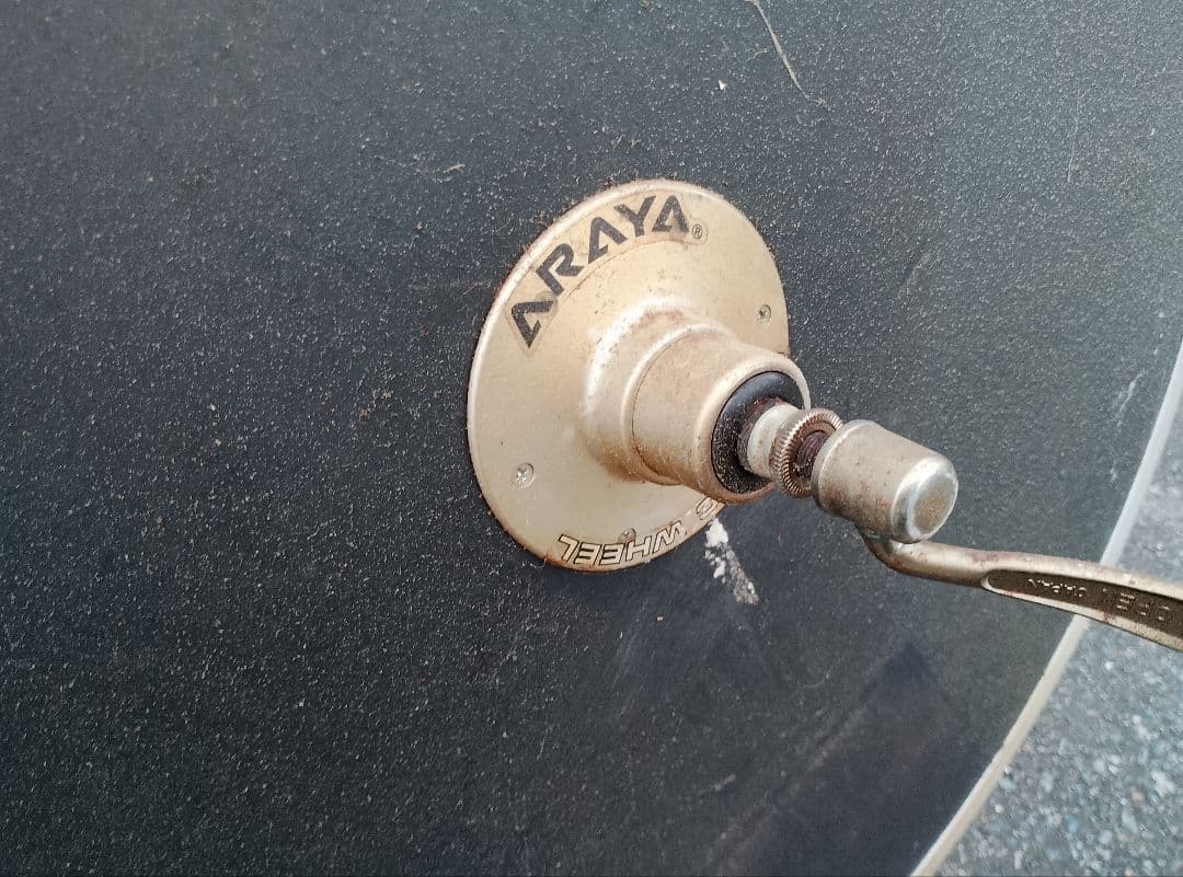 ARAYA DISC WHEEL チューブラー エンド幅 約135mm