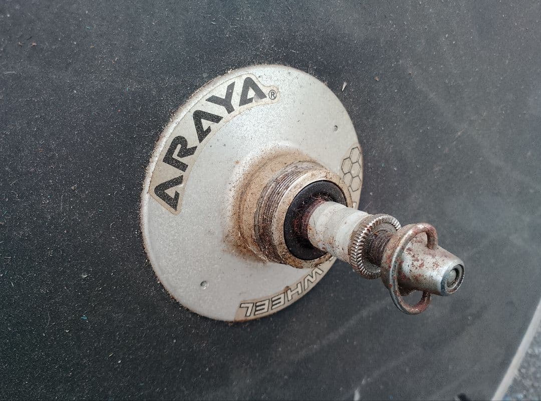 ARAYA DISC WHEEL チューブラー エンド幅 約135mm