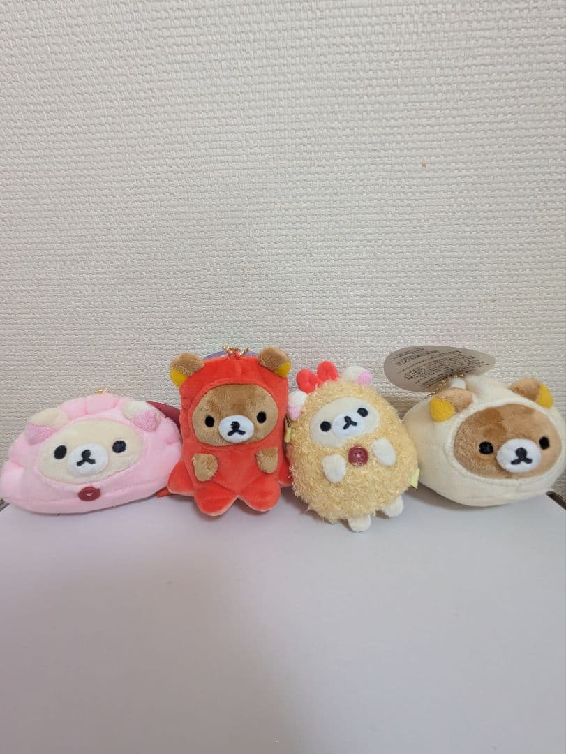 リラックマ ぬいぐるみ12体　いつでもリラックマ4体セット