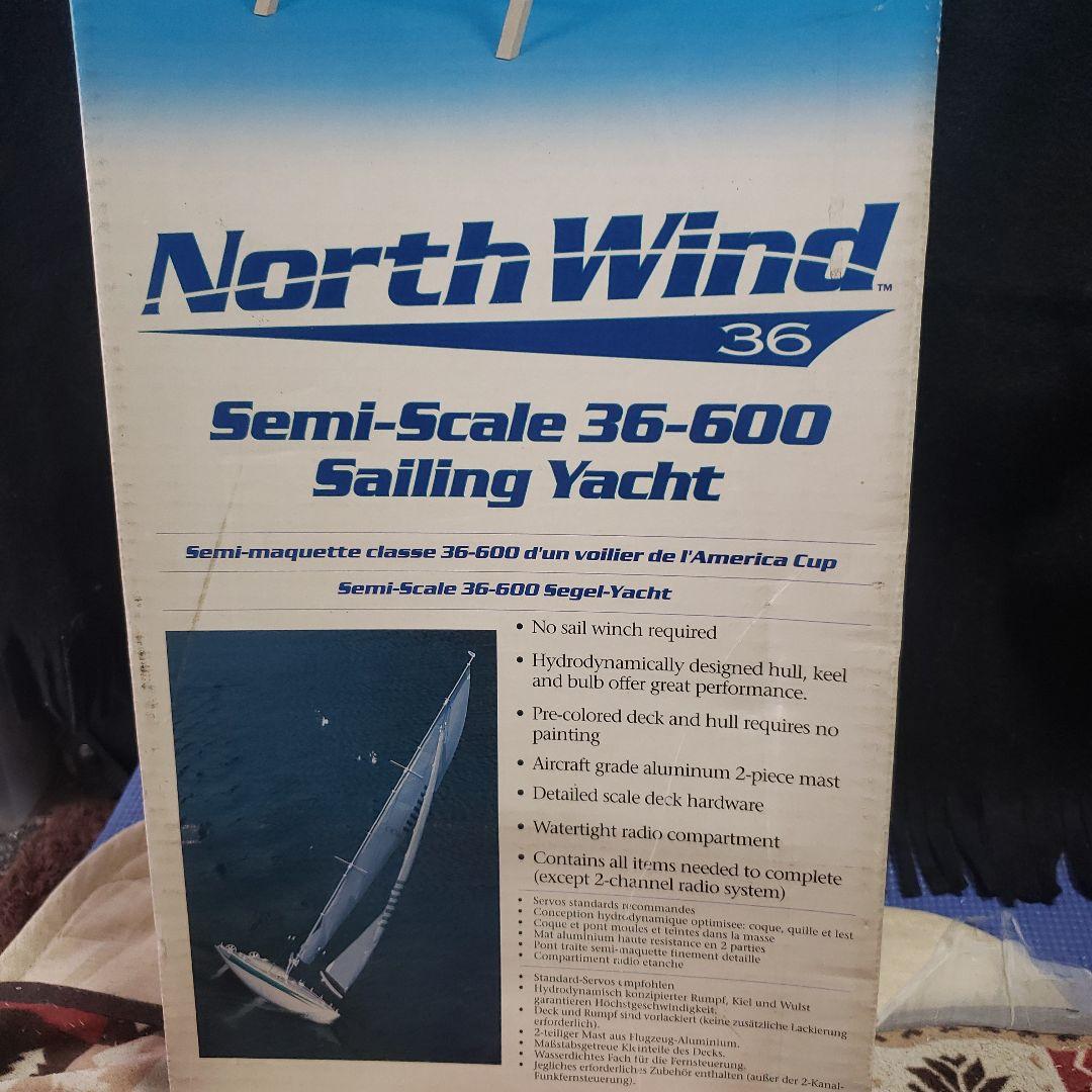 新品未使用North Wind 36-600 セミスケールセーリングヨット