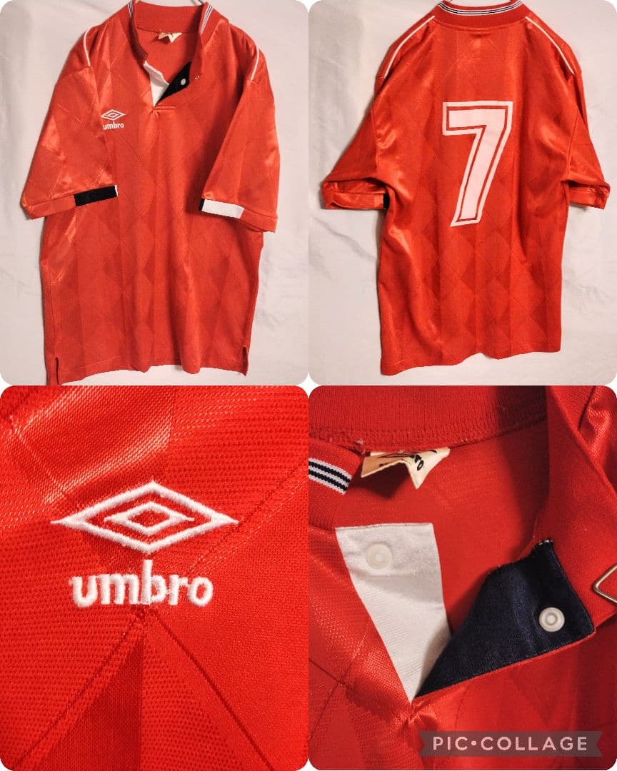激レア 珍品 70s 80s UMBRO ゲームシャツ 希少小文字タグ 日本製