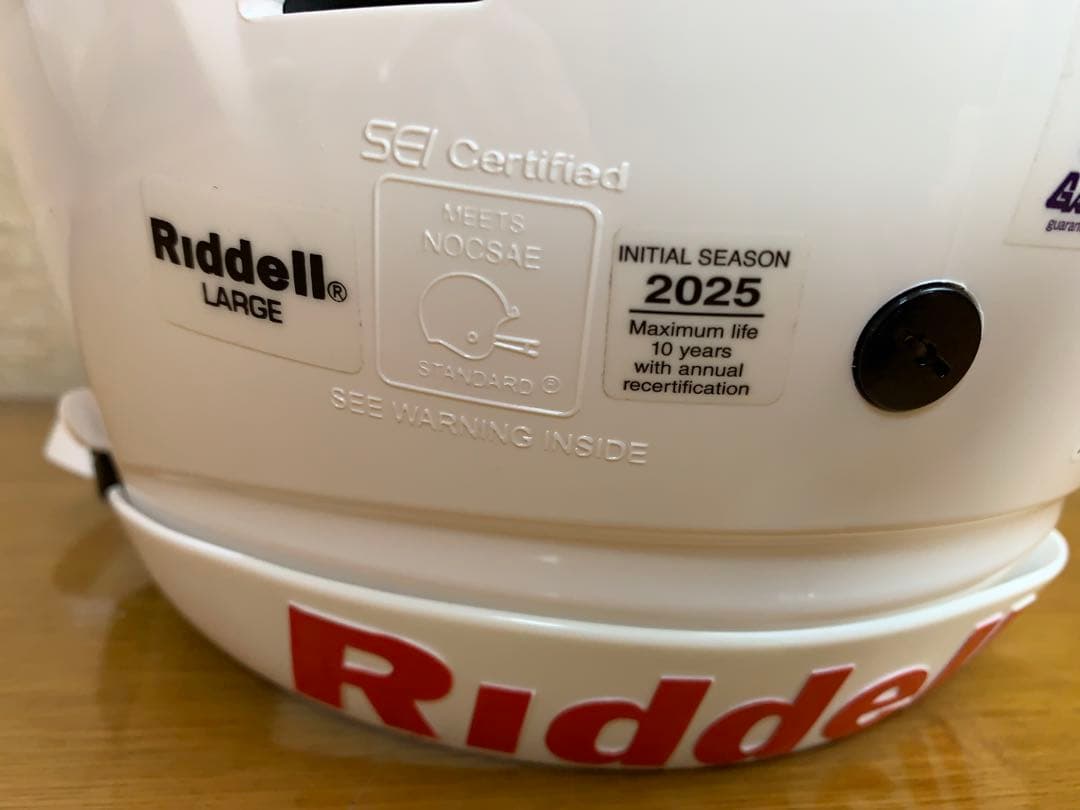 Riddell アメフト ヘルメット スピードフレックス　ホワイト L