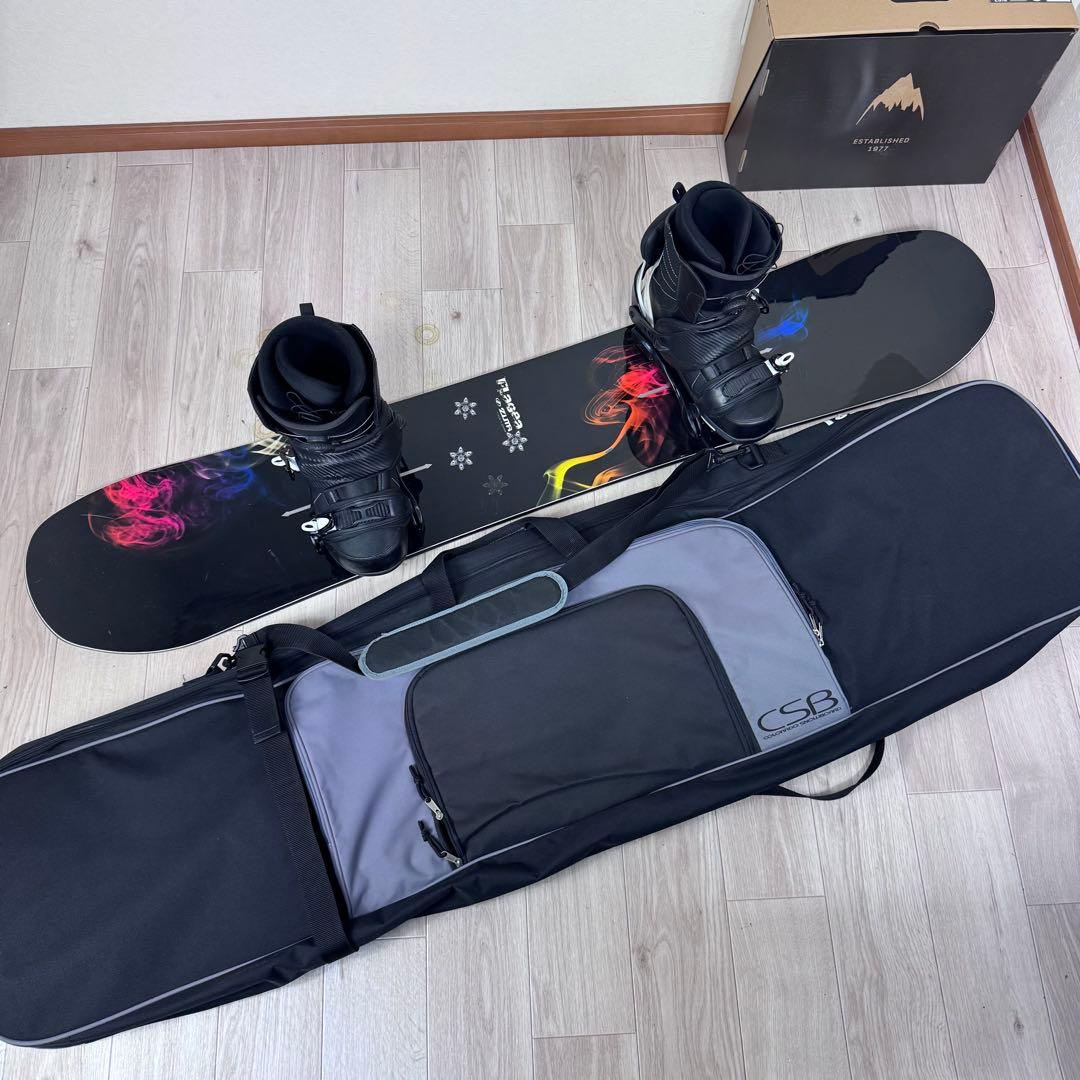 ZUMA スノーボード 155cm 4点セット