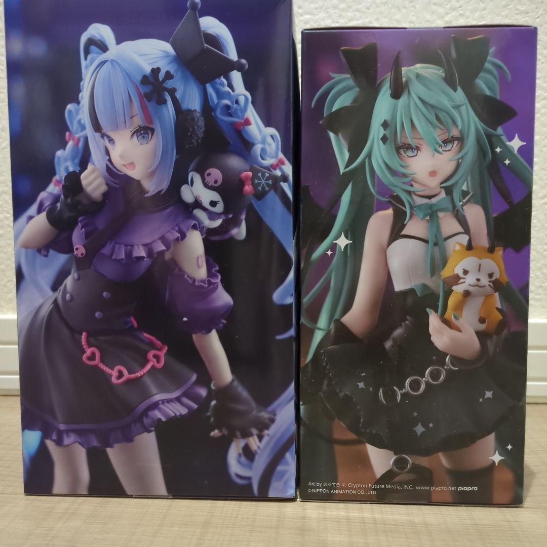 雪ミク×クロミ 初音ミク×ラスカル 悪魔 フィギュアセット