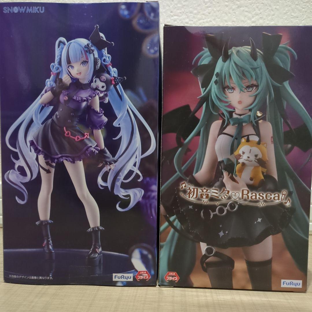 雪ミク×クロミ 初音ミク×ラスカル 悪魔 フィギュアセット