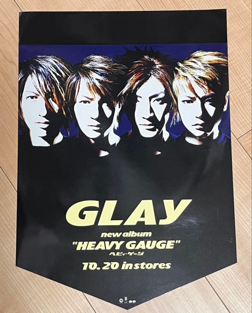 希少品GLAY プロモーションボード⭐︎ポスター⭐︎ステッカー ⭐︎ライブグッズ
