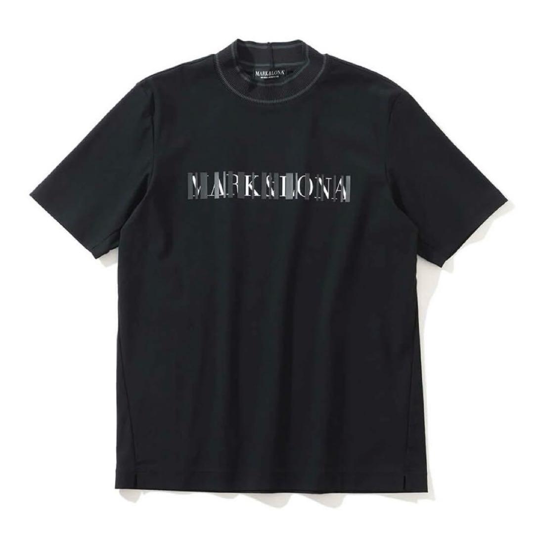美品 ★ MARK&LONA モックネック シャツ ブラック 正規品