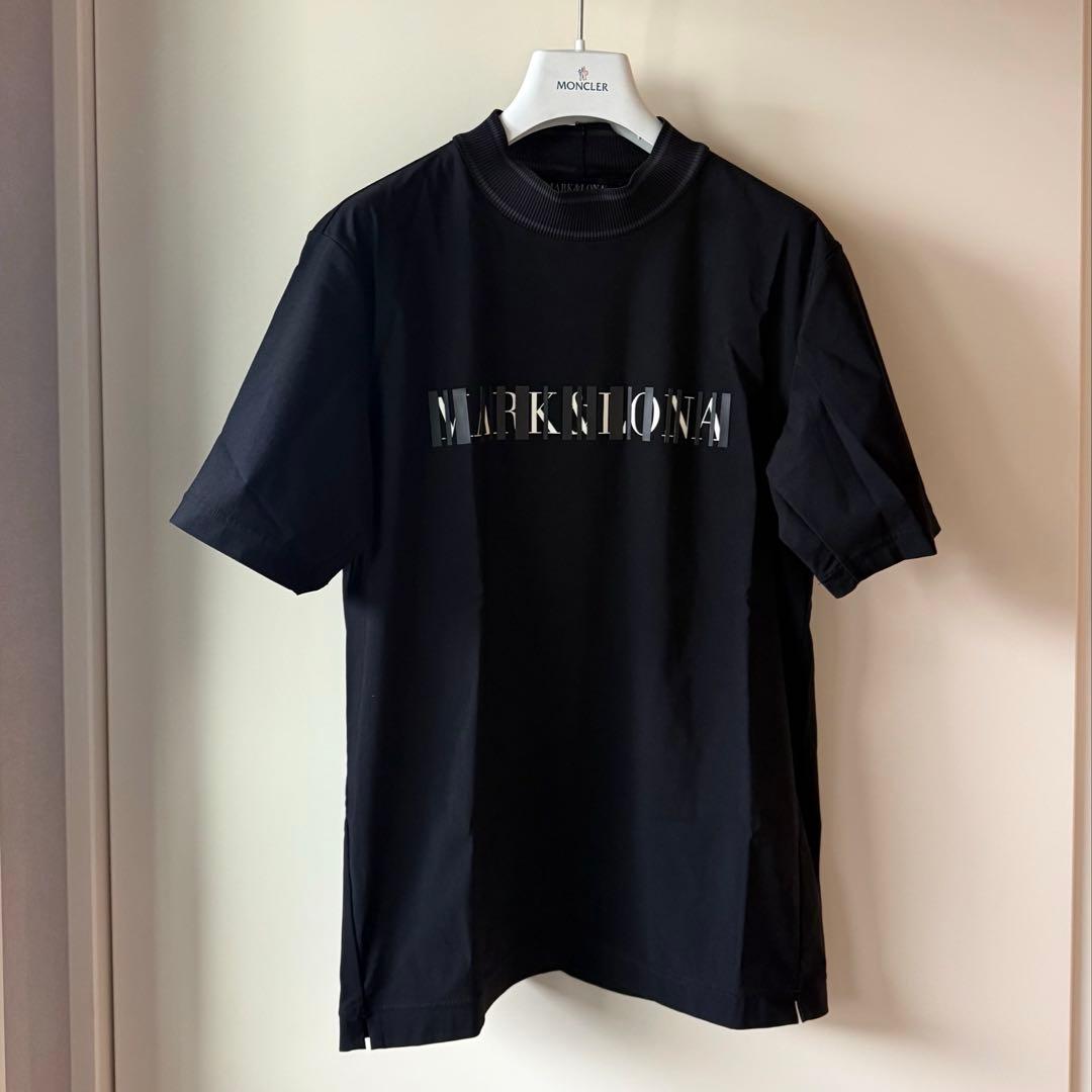美品 ★ MARK&LONA モックネック シャツ ブラック 正規品