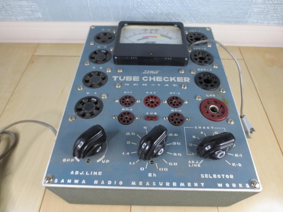 真空管試験機★TUBE CHECKER★SEM-14C/SANWA RADIO