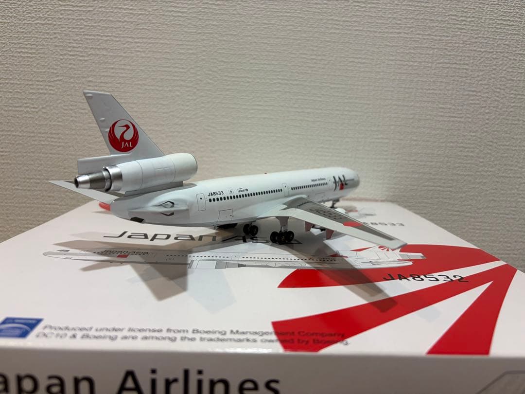 1/200 ブルーボックス DC-10-40 JAL 日本航空 模型