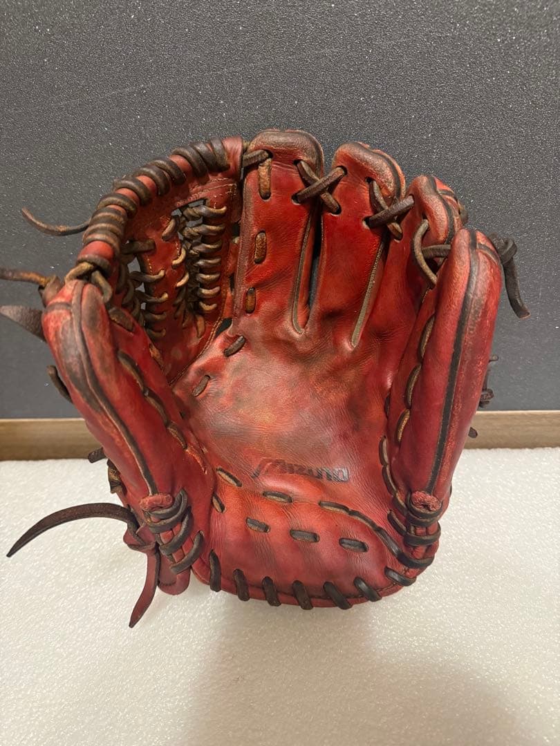 ★人気★ ミズノプロ オーダー 硬式内野手用 金刺繍ラベル 良型 刺繍なし