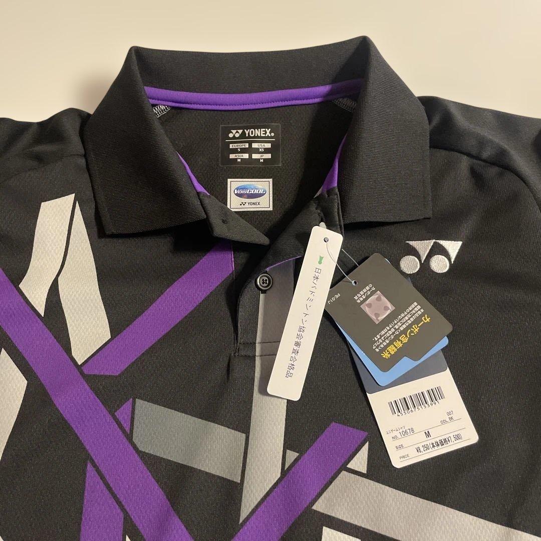 YONEX バドミントンウェア ユニゲームシャツ10678 （ブラック） M