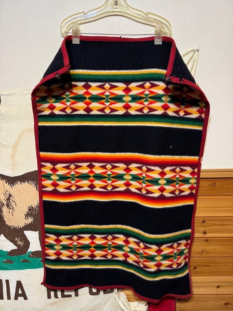 80年代 ペンドルトン PENDLETON ブランケット ラグ ウール アメリカ