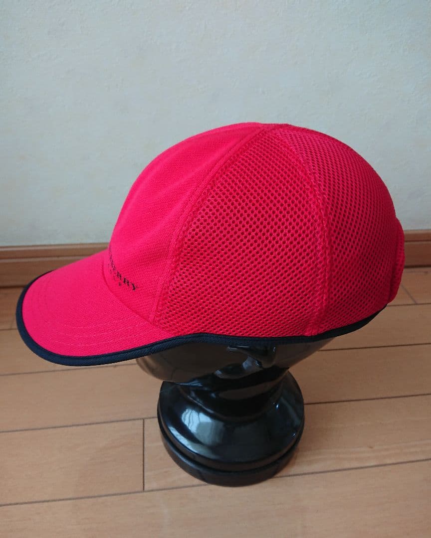 BURBERRY GOLF バーバリー キャップ 帽子 赤 ほぼ新品
