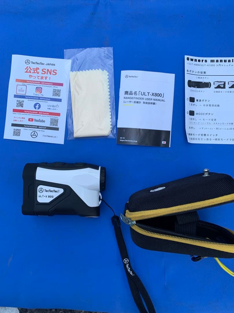 TecTecTec! ULT-X 800 ゴルフ用距離計