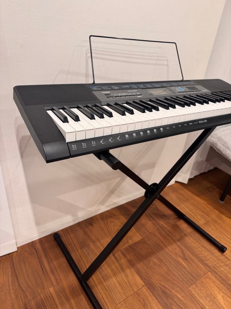 CASIO カシオ　キーボード　CTK-2550 スタンド付き　直接引き取りOK