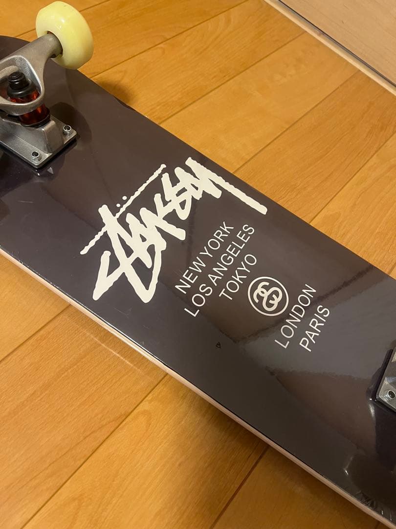 Stussy スケートボード デッキ スケボー ブラック