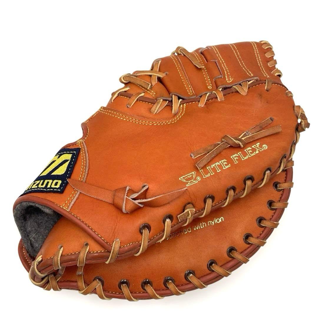 美品 Mizuno Lite Flex ファーストミット　グローブ ミズノ