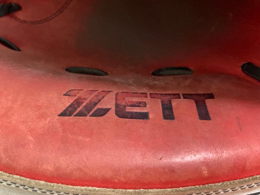 阪神矢野 燿大モデル ZETT キャッチャーミット プロモデル 少年 軟式 右投