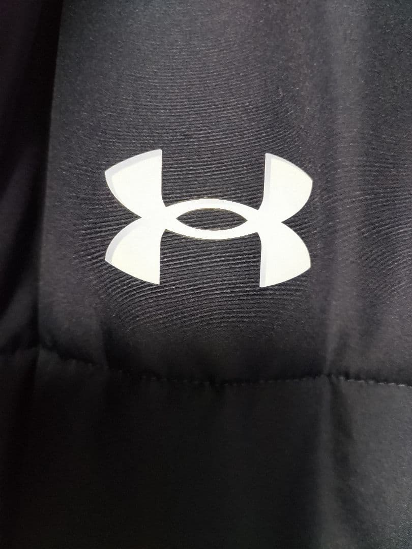 UNDER ARMOUR フード付きロングコート ネイビー