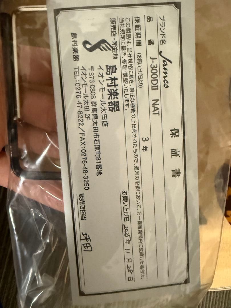 James アコースティックギター ギターケース付き