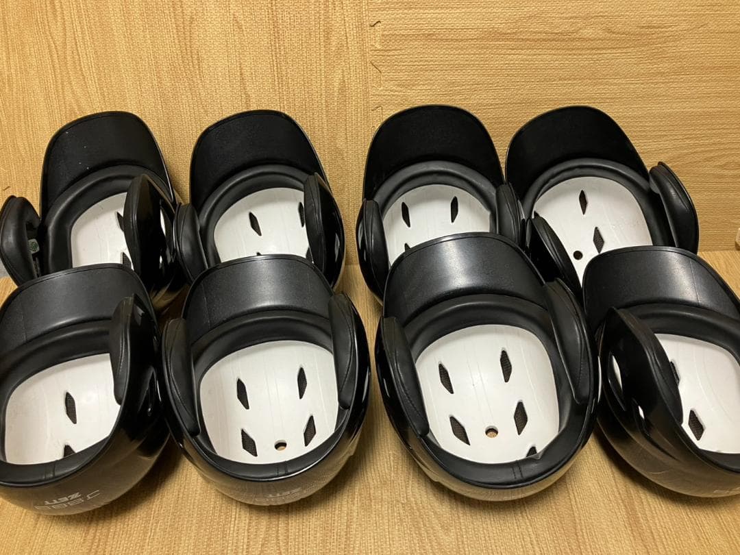 【ZETT 軟式野球ヘルメット 4個セット】チーム用 まとめ売り