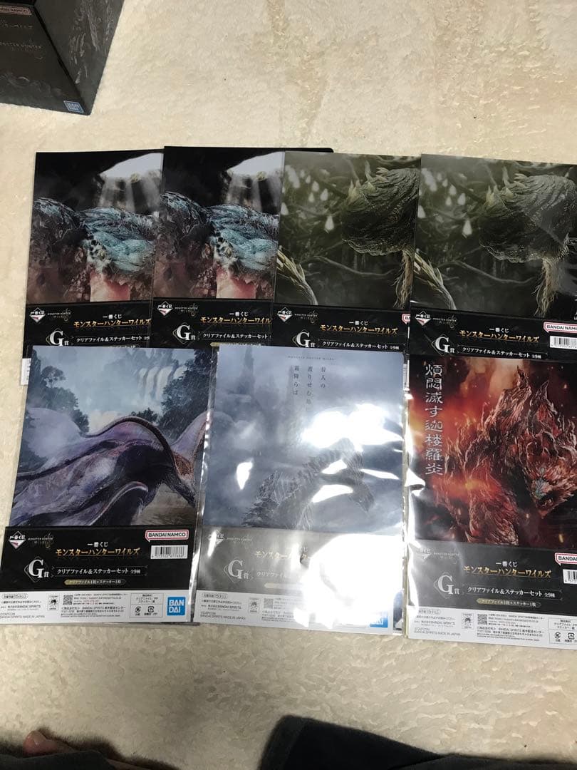 一番くじ　モンスターハンター　Ａ＆Ｂ＆Ｃ賞　おまけ付き　17点　新品　未開封