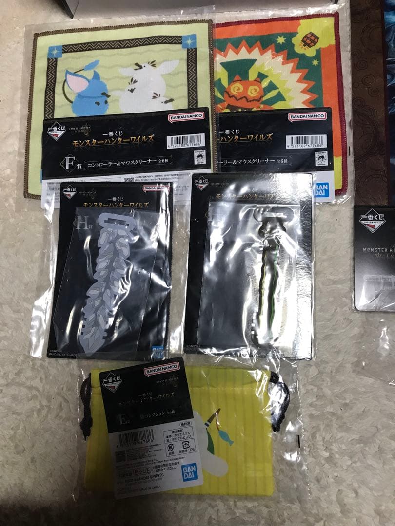 一番くじ　モンスターハンター　Ａ＆Ｂ＆Ｃ賞　おまけ付き　17点　新品　未開封