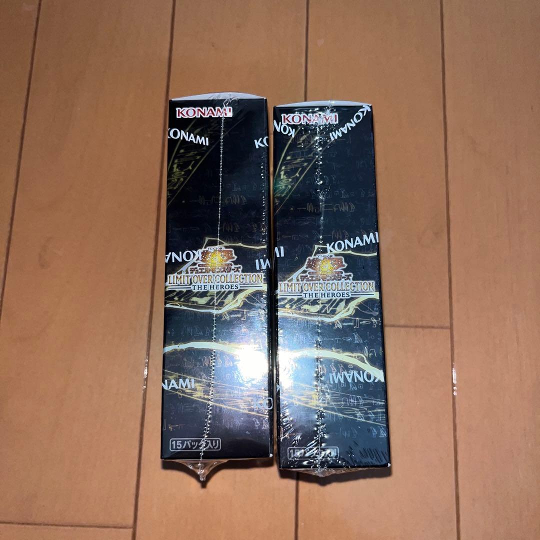 遊戯王リミットオーバーコレクション THE HEROS シュリンク付き　2BOX