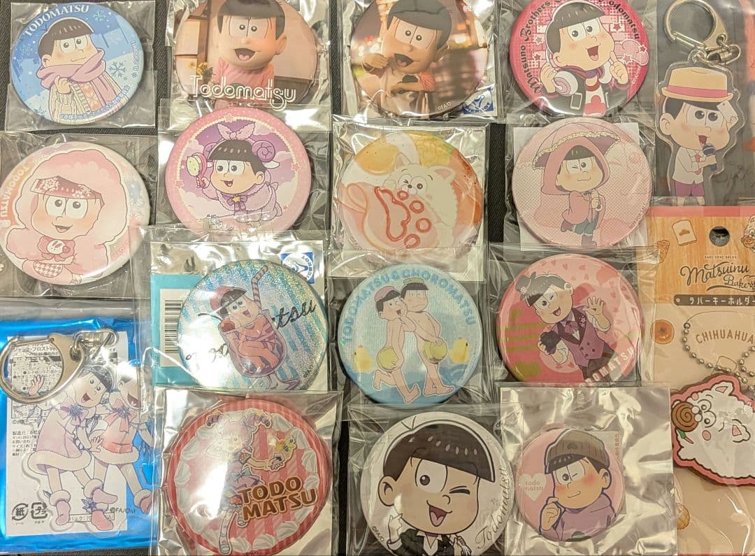 おそ松さん トド松中心グッズ まとめ売り52点　レア系、へそウォ、パズ松など