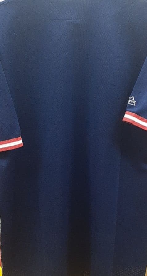 Braves ネイビー ユニフォーム Majestic
