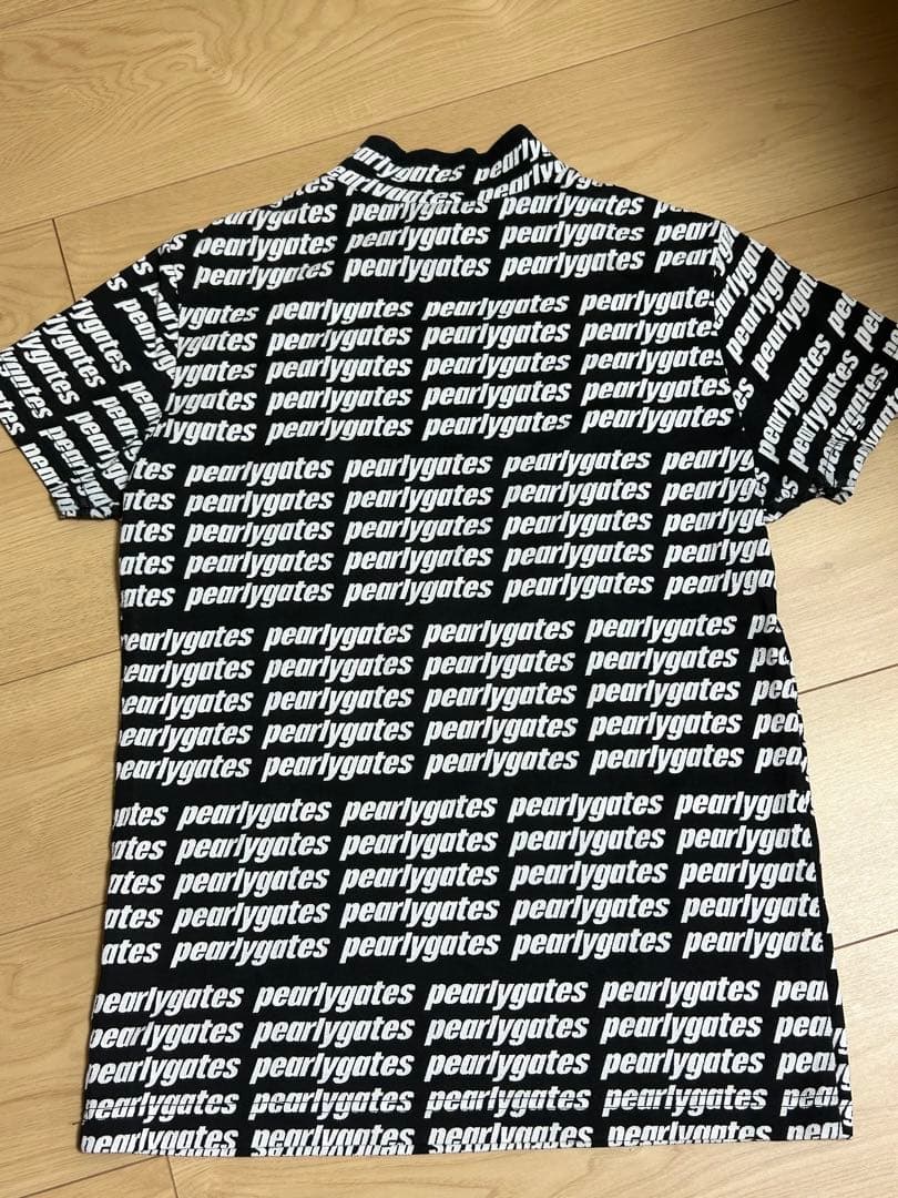 値下美品❤️パーリーゲイツ総ロゴモックネック