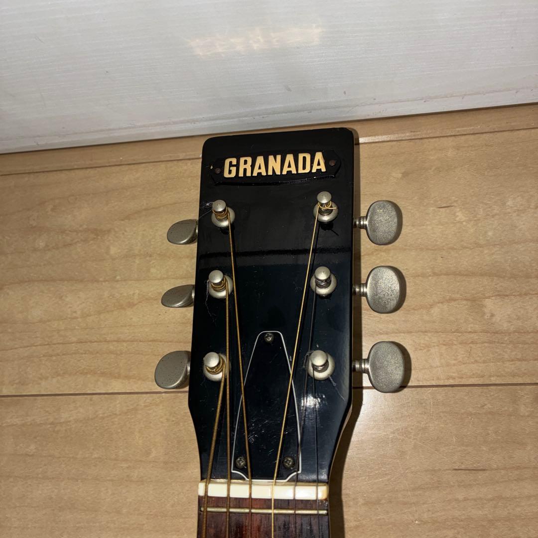激レア　Granada アコースティックギター 薄型フォークタイプ